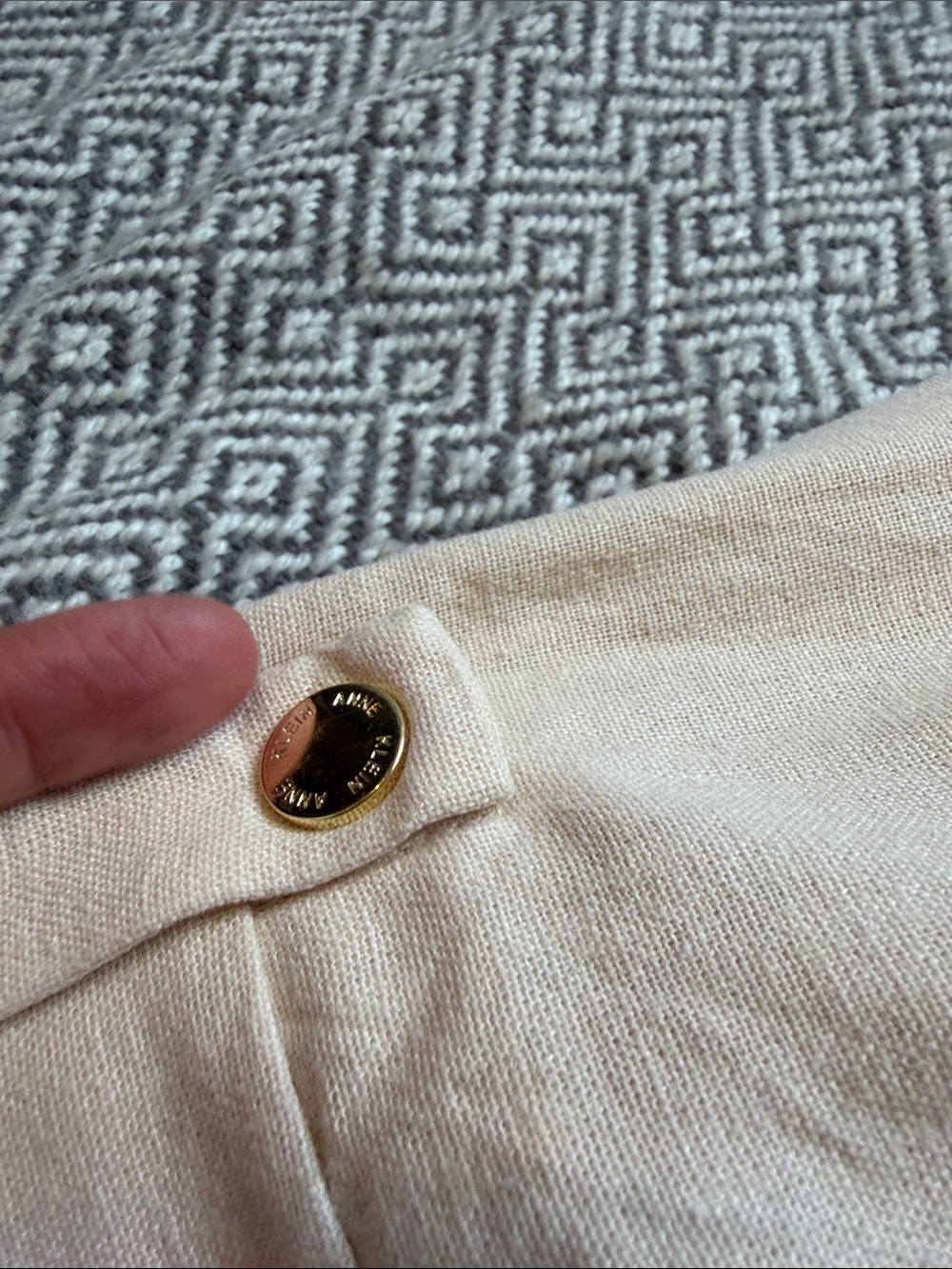 Anne Klein Light Cream Women's Blazer - Picture 8 of 12